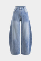 denim Barrel Jean pantolon