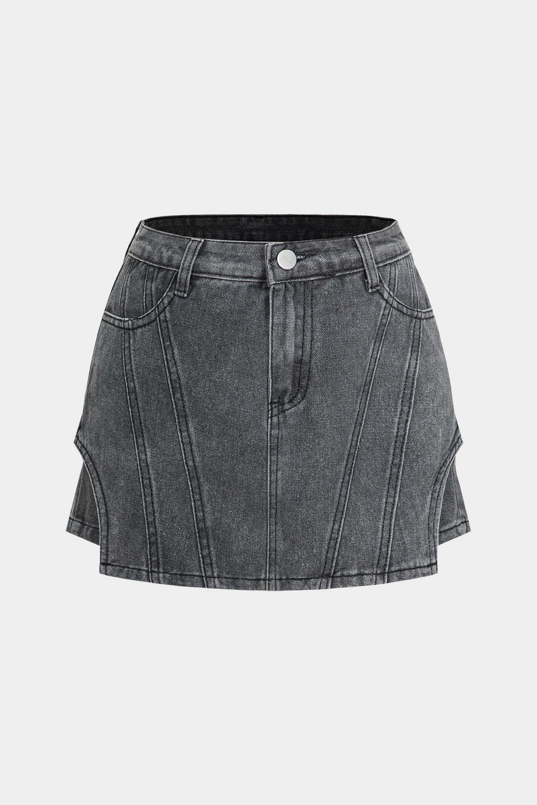 Denim Cepli Şort