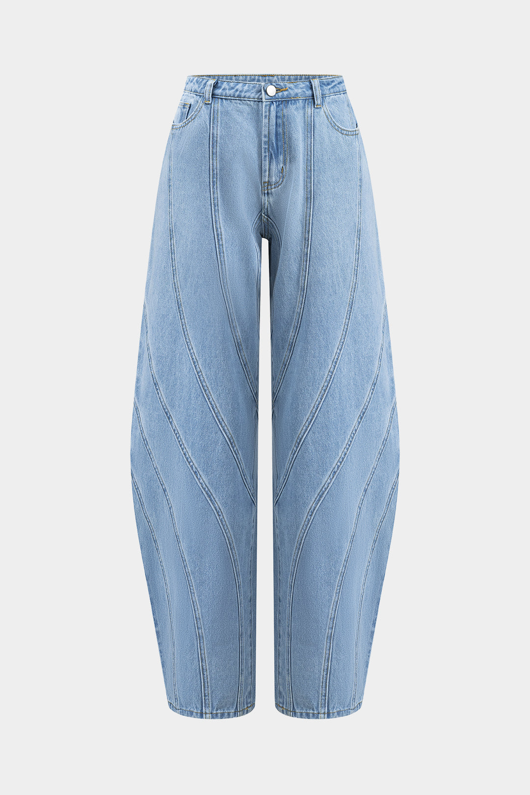 denim Barrel Jean pantolon