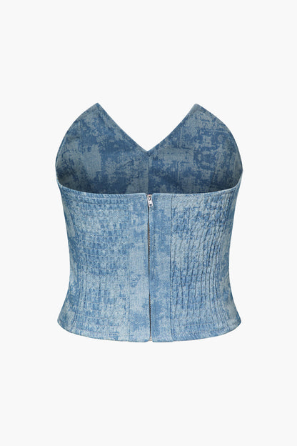 Stra Denim top