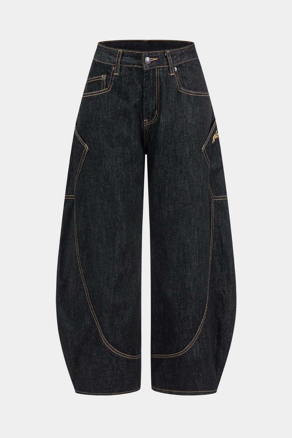 Denim Barrel Kot