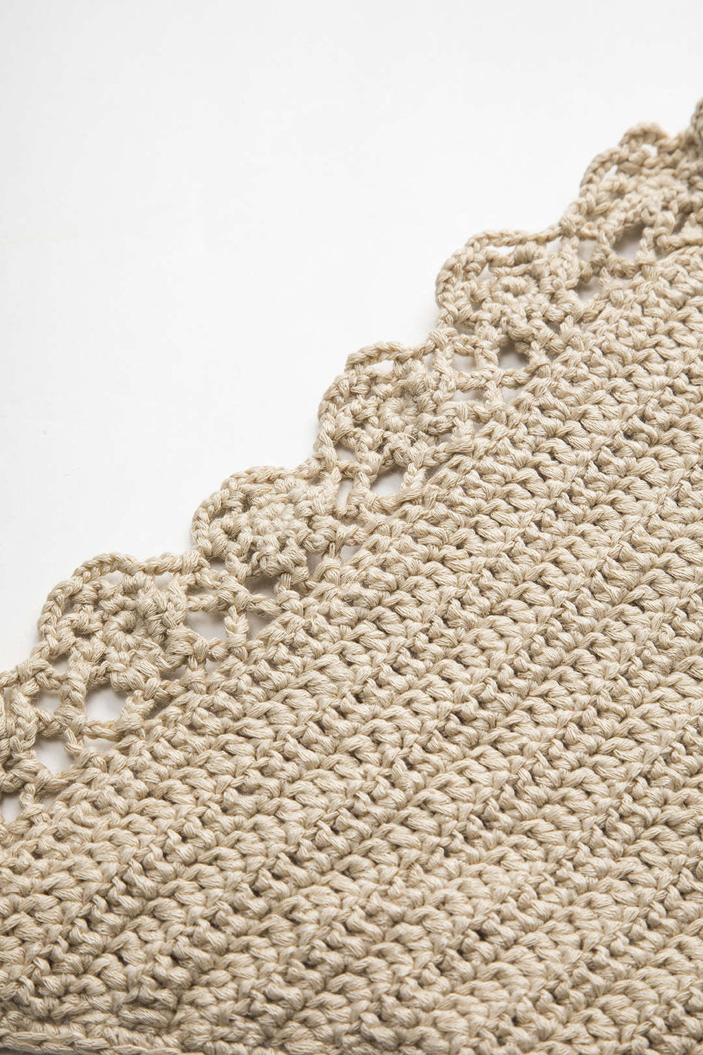 Örgü Bağlamalı Kesik Bikini Takımı