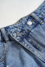 Denim Cepli Şort