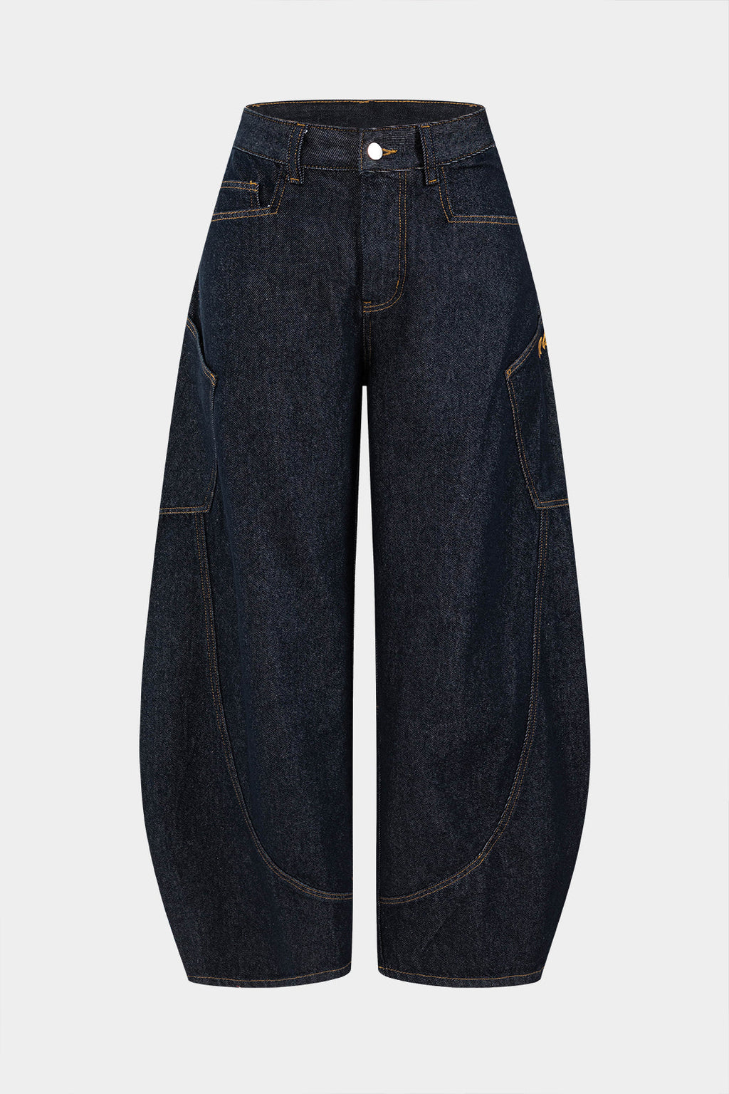 Denim Barrel Kot