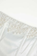 İnci Örgülü Kuşgözü Korse Midi Elbise