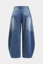 Denim Barrel Kot