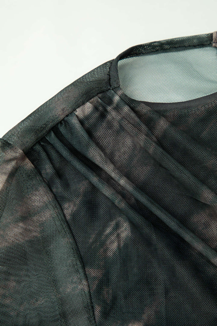 Batik Dantelli File Uzun Kollu top
