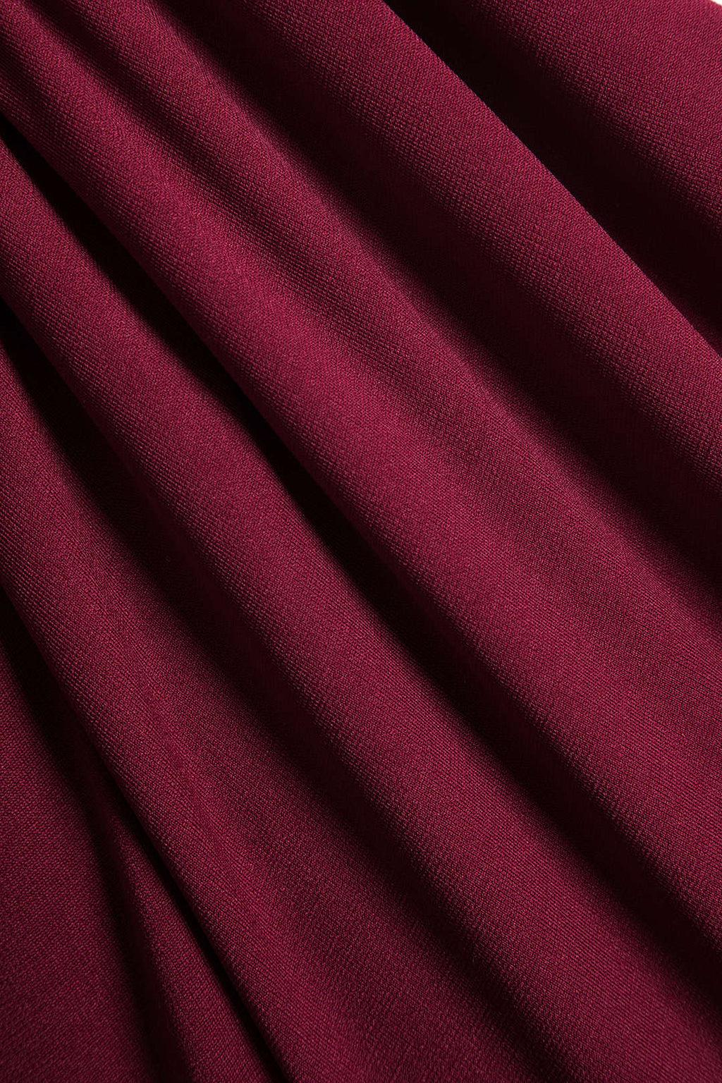 V Yaka Kolsuz Sırt Dekolteli Mini Elbise