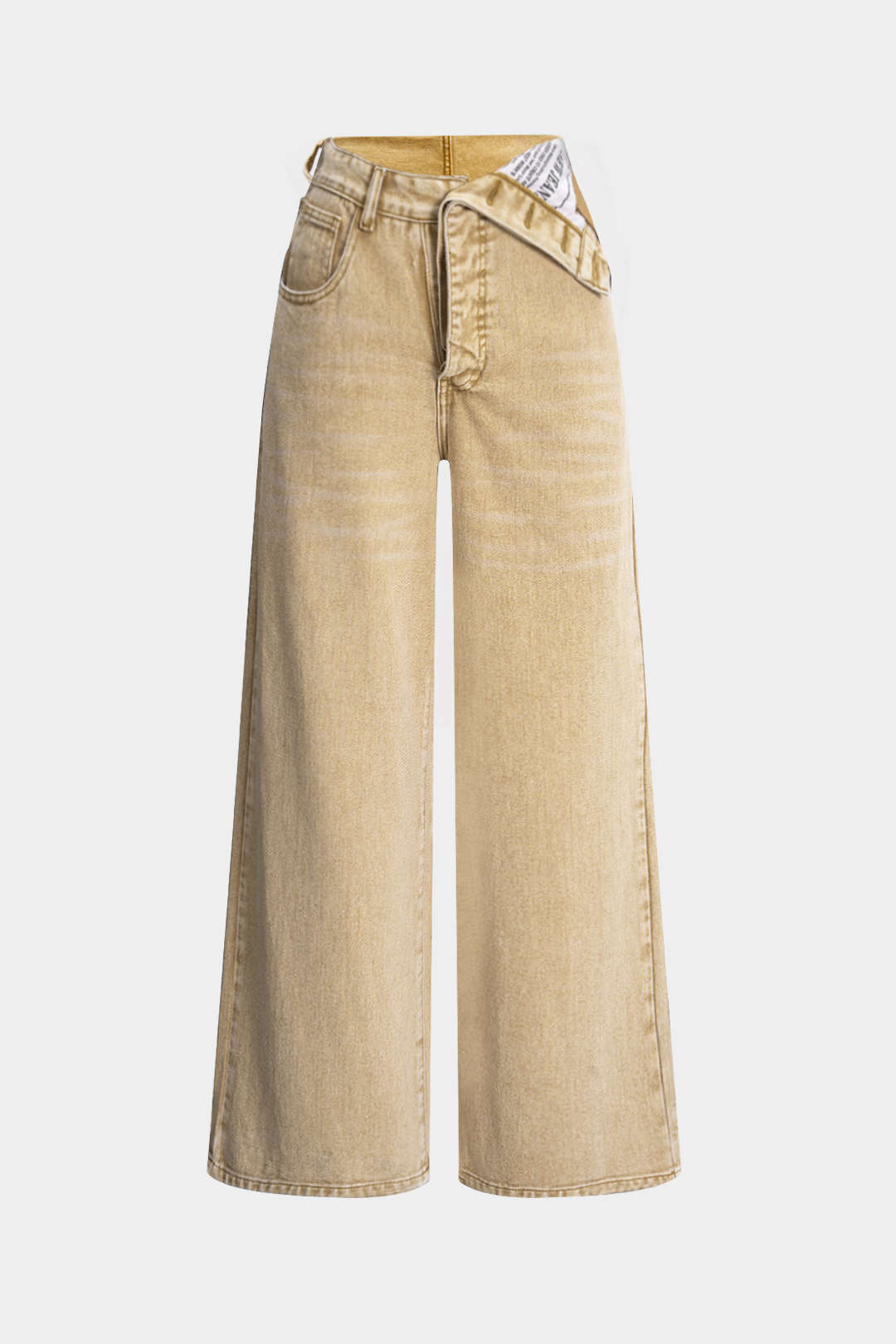 Yüksek bel Denim Barrel Kot