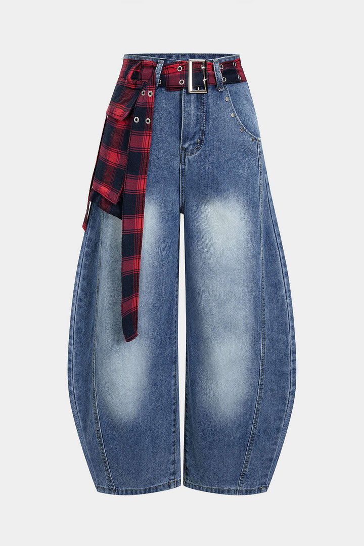 denim barrel pantolon