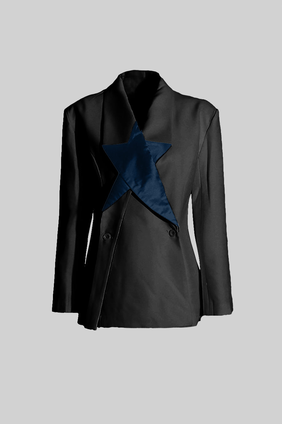 Yıldız detaylı blazer ceket