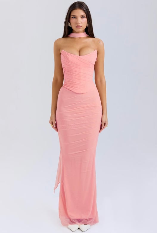 Boynu Bağ Detaylı Drapeli Takım