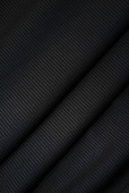 Düz Yırtmaçlı Yaka Midi Elbise