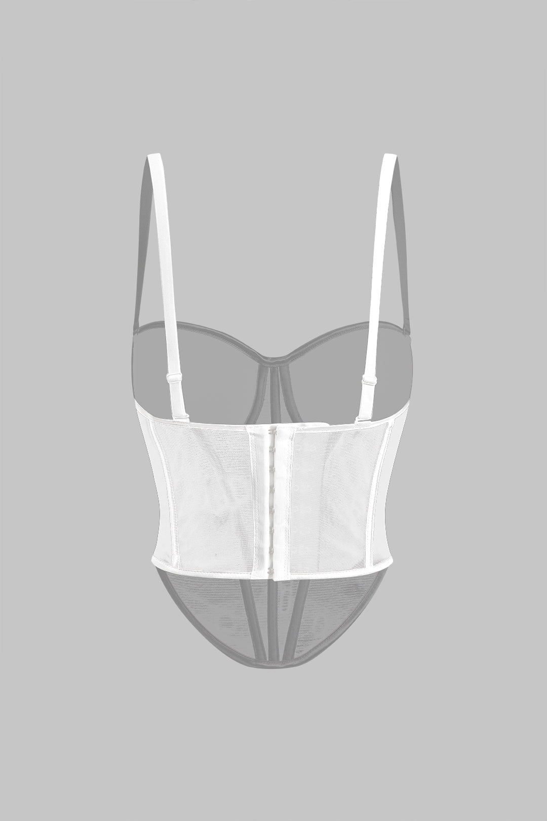 File Elbise Düğmeli Korse Bel Askılı Üst