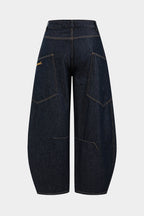 Denim Barrel Kot