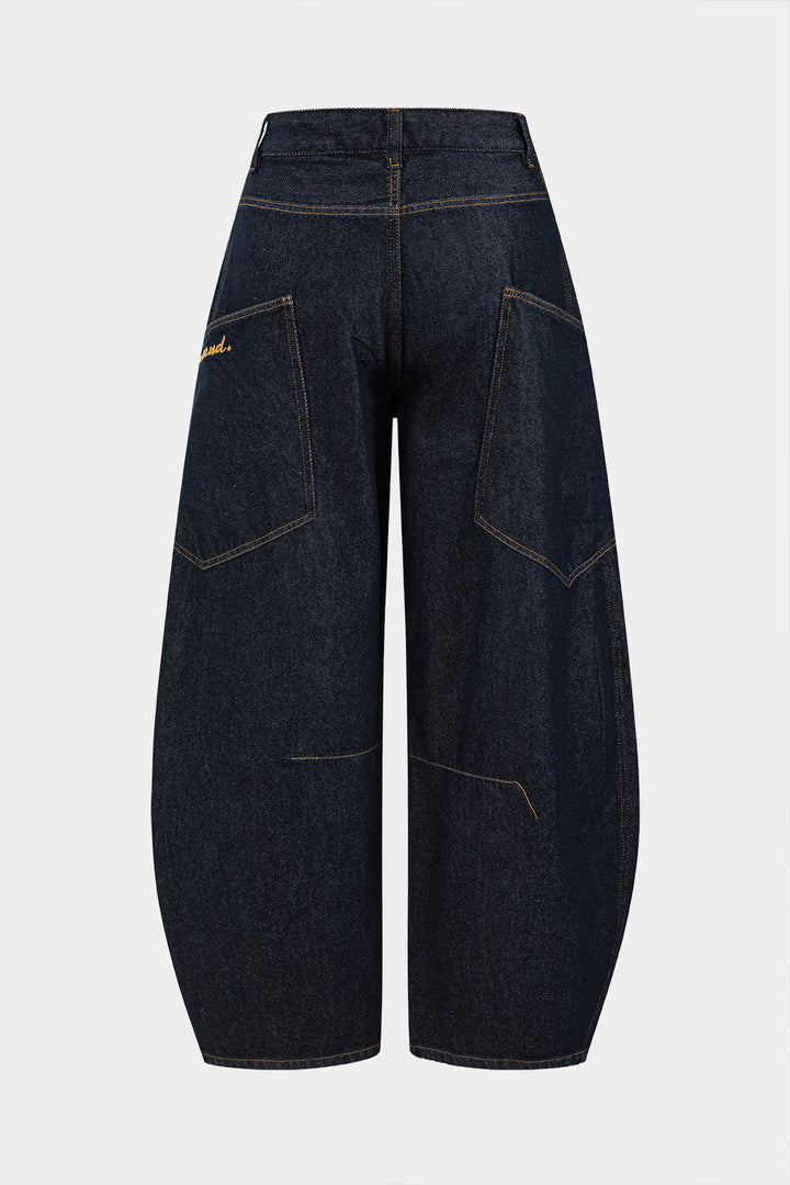 Denim Barrel Kot