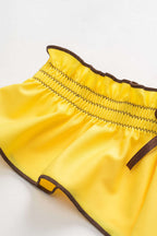 Fırfırlı Büzgülü Bikini Takımı