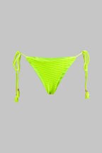 Metalik Saçaklı Kıvrımlı Bağlamalı Bikini Takımı