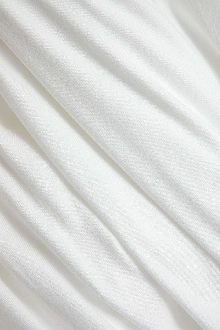 Katı Fırfır Dantelli Büküm Uzun Kollu Mini Elbise