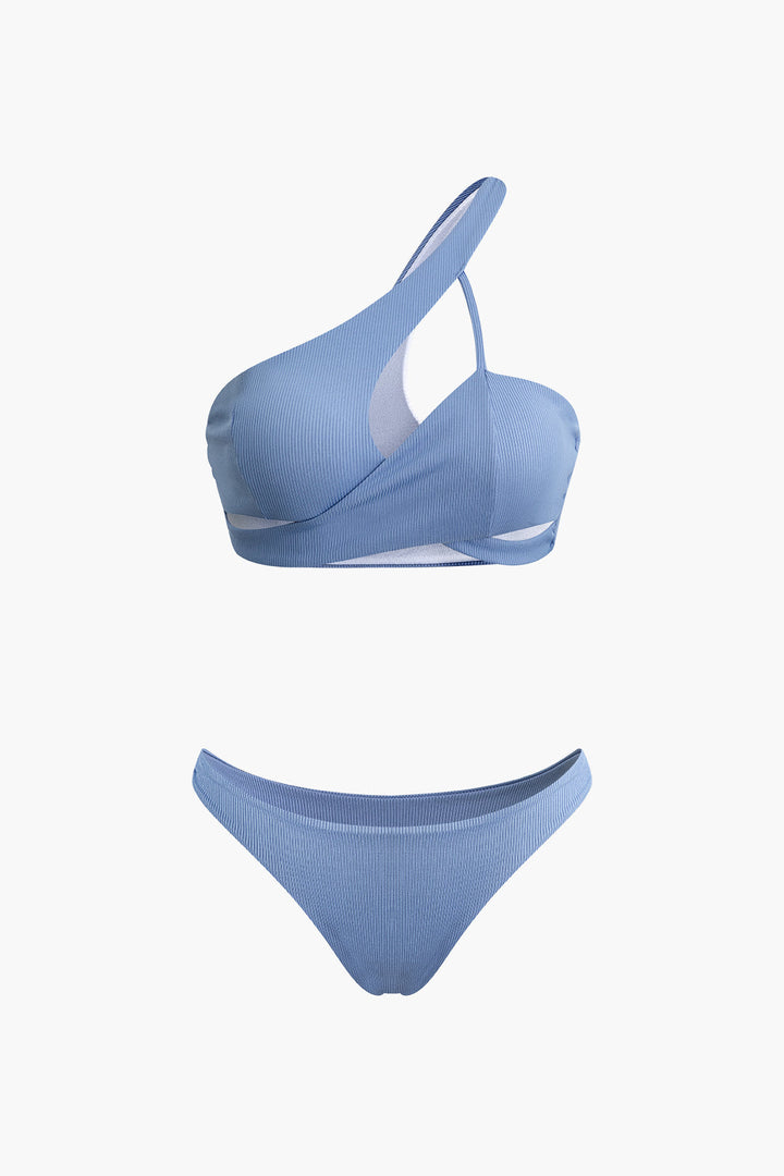 Asimetrik Çapraz Ön Bikini Takımı