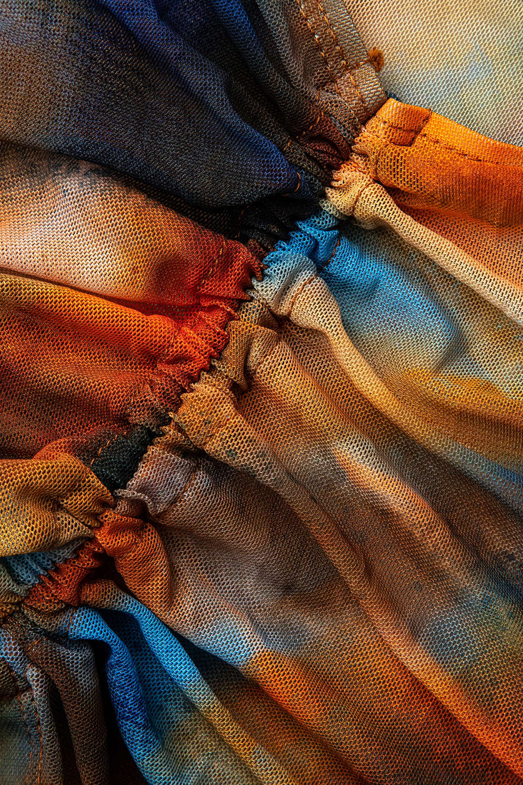 Desenli Sırt Bağlamalı Mayo ve Mayo Eteği Pareo Takımı