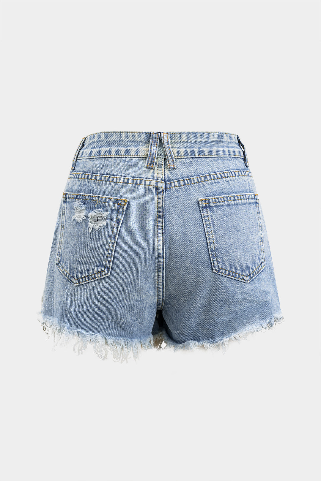 Denim Cepli Şort