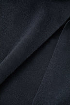 Kesim Uzun Kollu Yırtmaçlı Örgü maksi Elbise