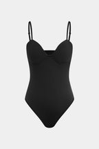 Büstiyer Askılı Bodysuit ve Geniş Paça Pantolon Seti