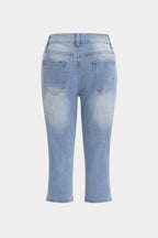 Denim Yarım Şort