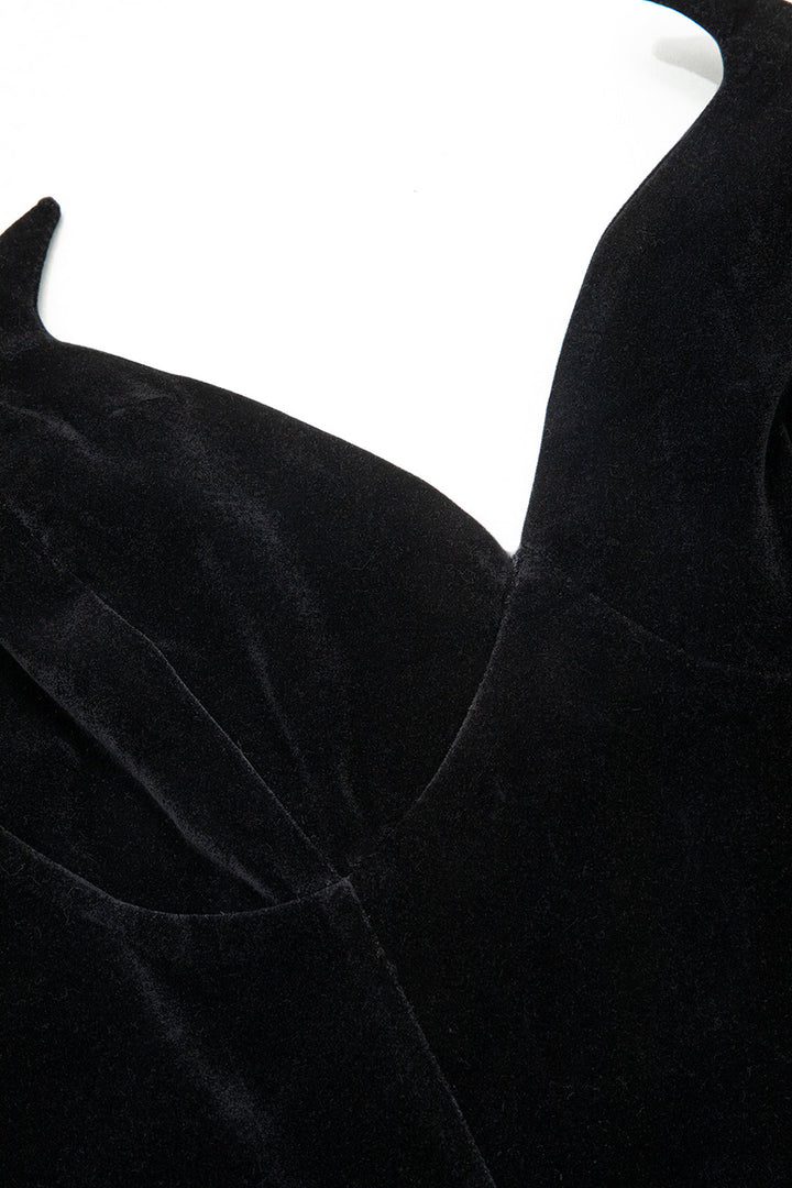 V-Yaka Büstiyer Fermuarlı Askısız Üst