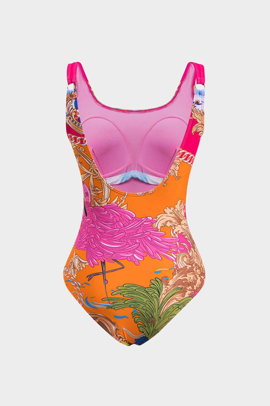 Tropikal Karın Kontrolü Mayo ve Mayo Eteği Pareo Takım