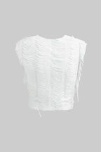 Rave Crop Top ve Yırtmaçlı Etek Takım