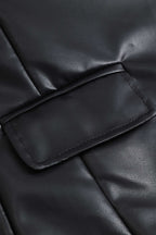 Suni Deri Blazer Ceket