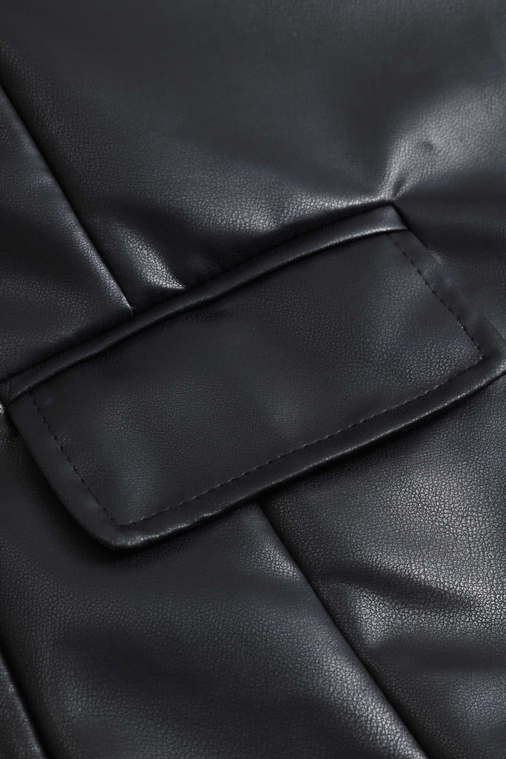 Suni Deri Blazer Ceket