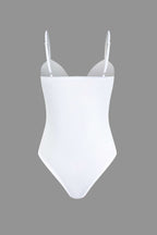 Büstiyer Askılı Bodysuit ve Geniş Paça Pantolon Seti