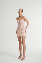 Cerys örgü mini elbise