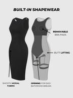 Yvette shapewear midi Elbise