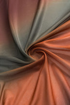 Ombre Baskılı File Bikini ve Mayo Eteği Pareo Takım