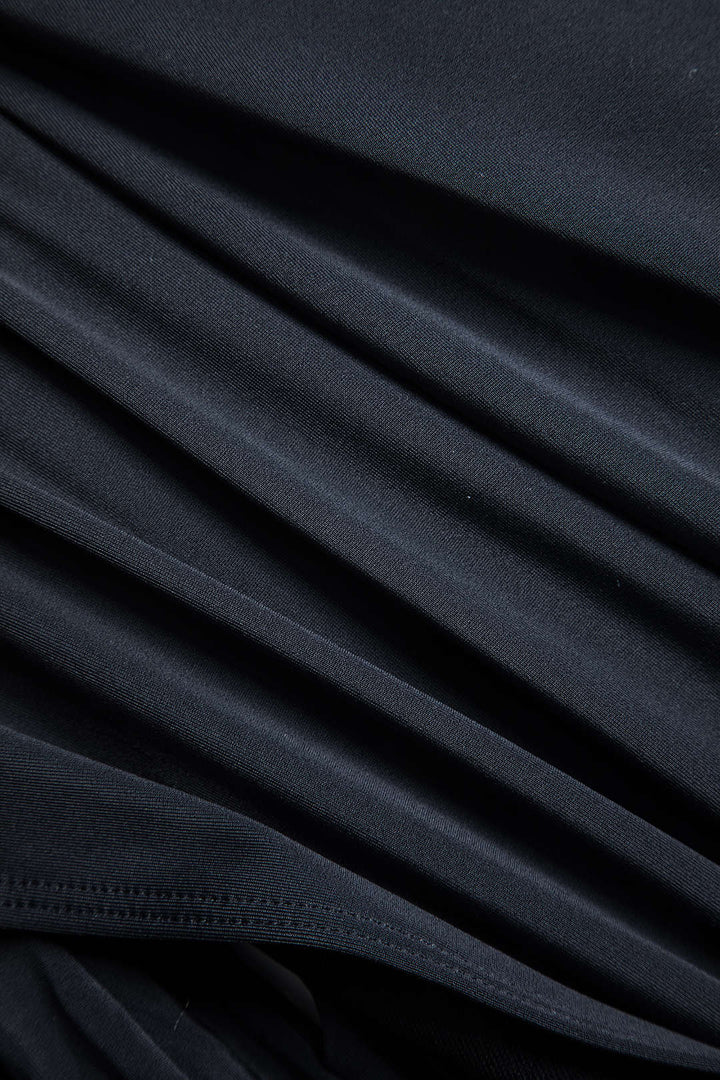 Metal Dekorlu Büzgülü Kesik Detaylı Bikini Altı