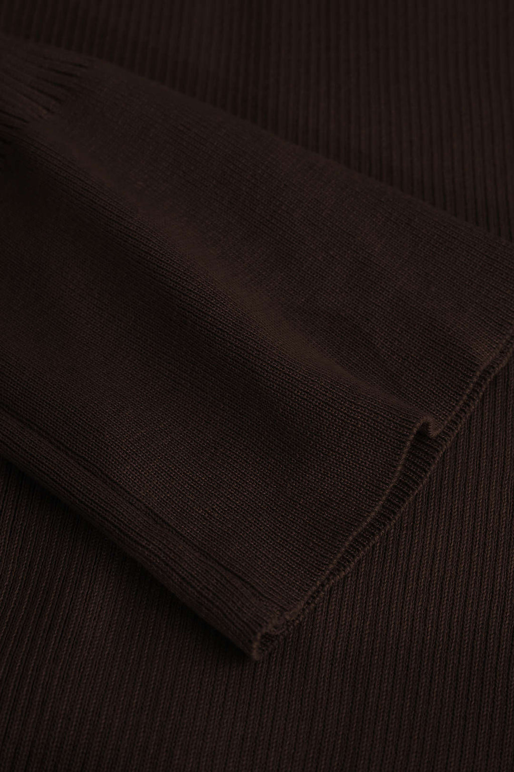 Kolları Nervürlü Düğmeli maksi Elbise