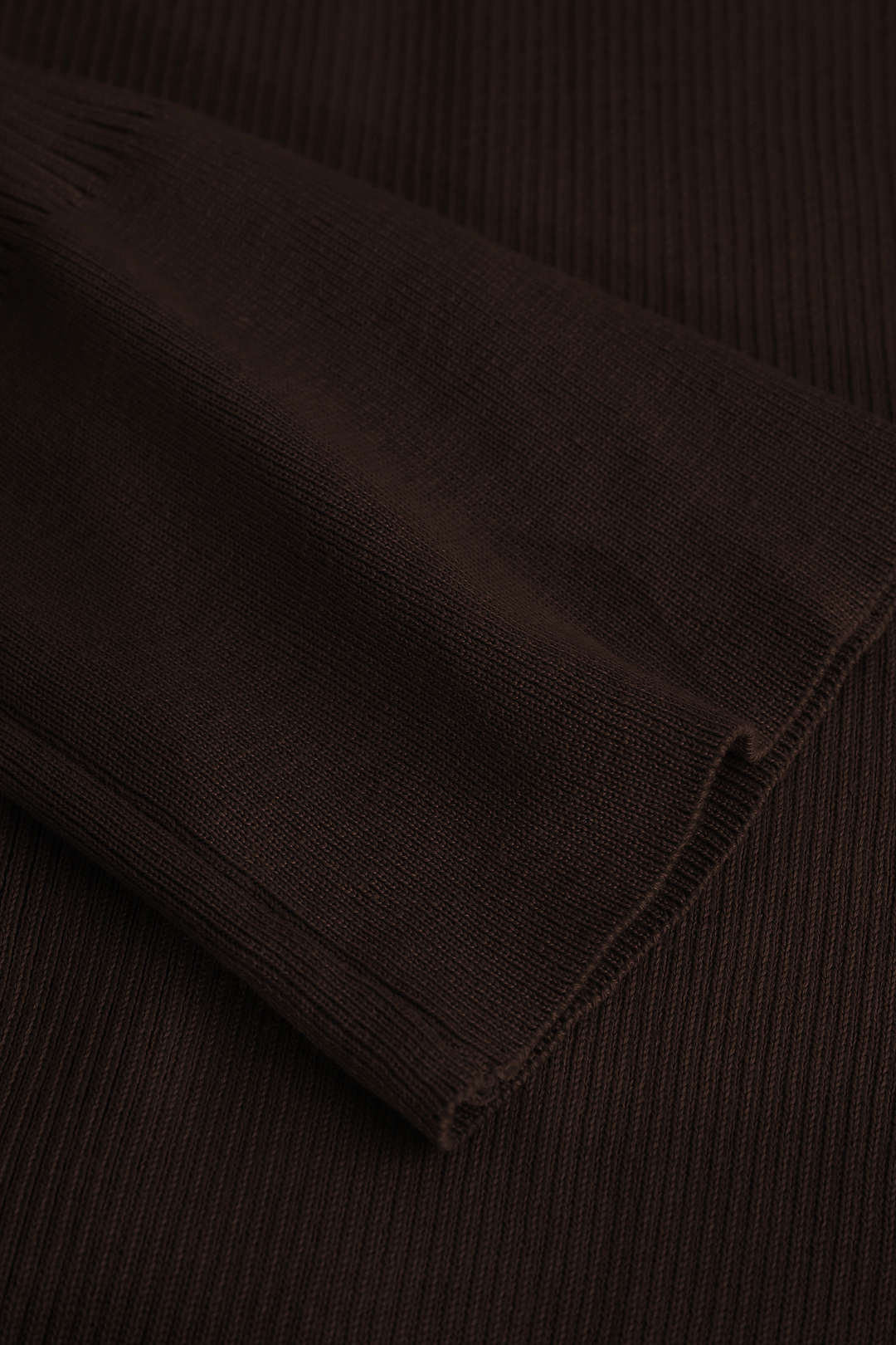 Kolları Nervürlü Düğmeli maksi Elbise