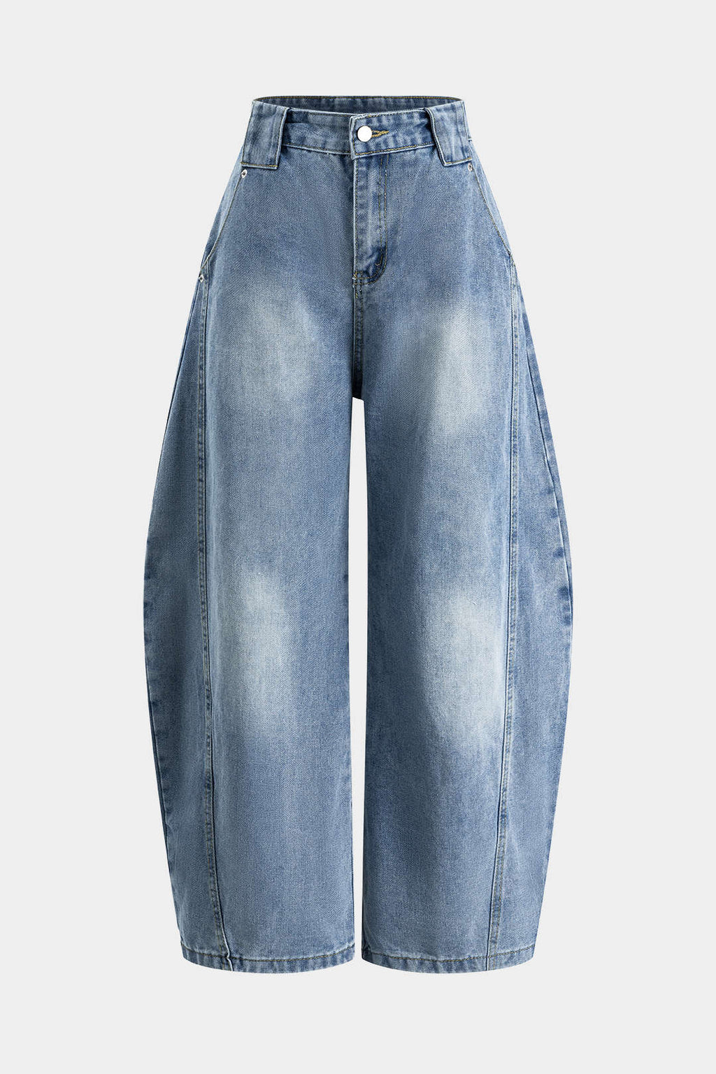 denim Barrel Jean pantolon
