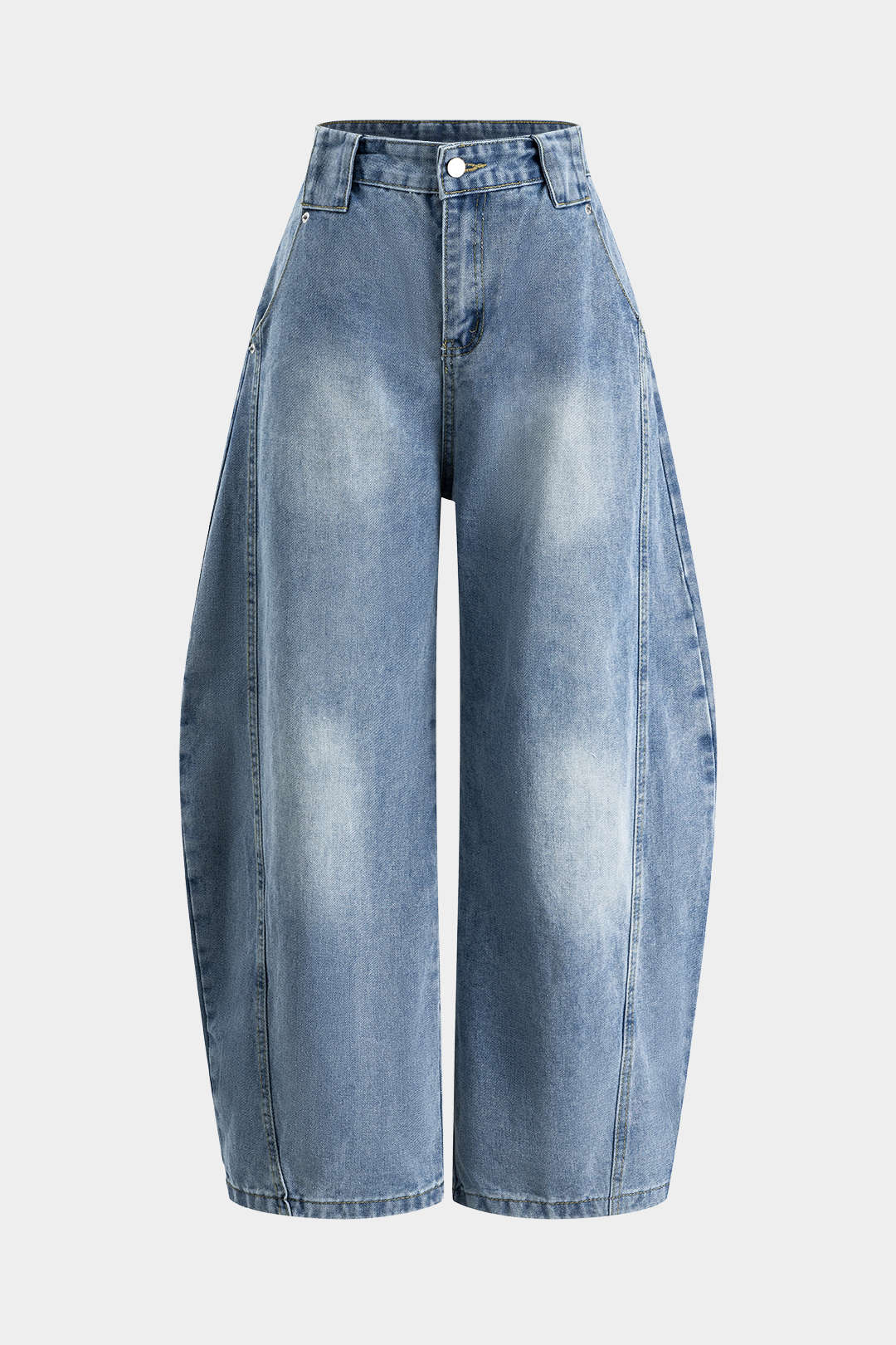 denim Barrel Jean pantolon