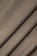 Düz Yırtmaçlı Yaka Midi Elbise