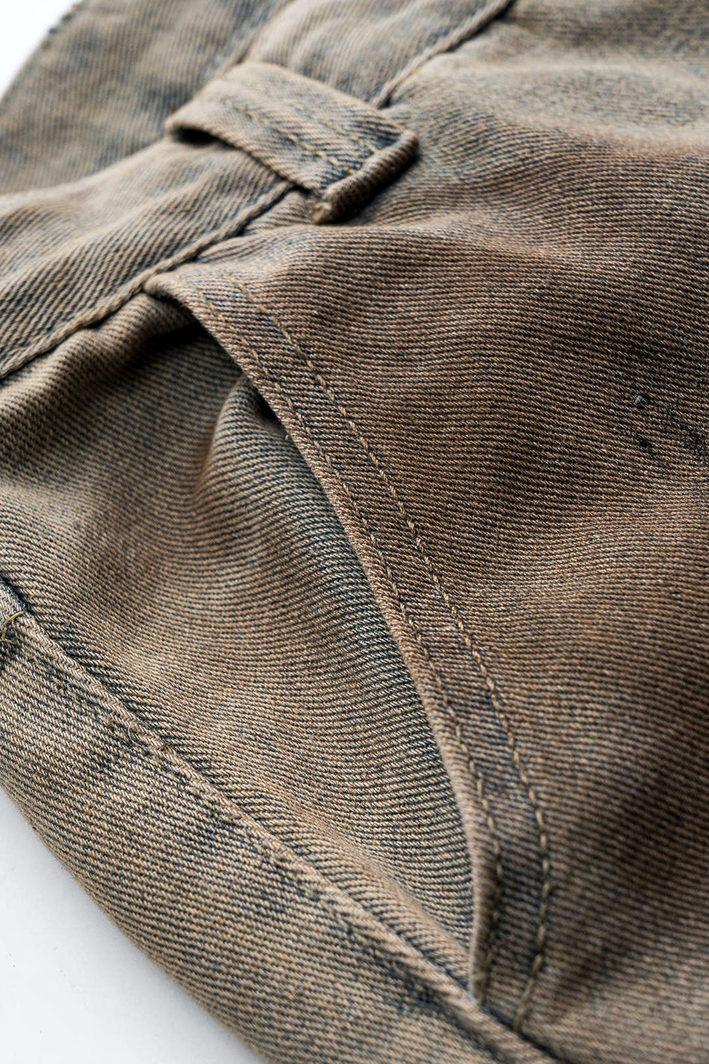 Eskitilmiş Denim Barrel Kot