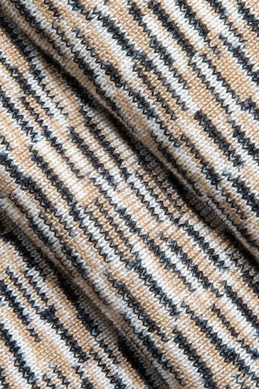 Örgü İçi Kravatlı Midi Elbise