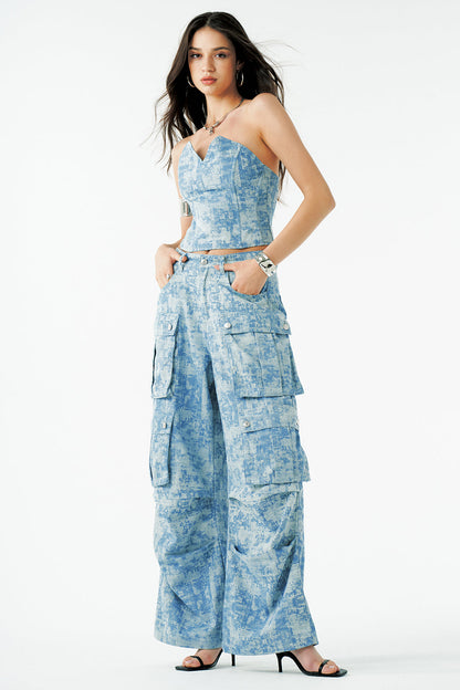 Stra Denim top
