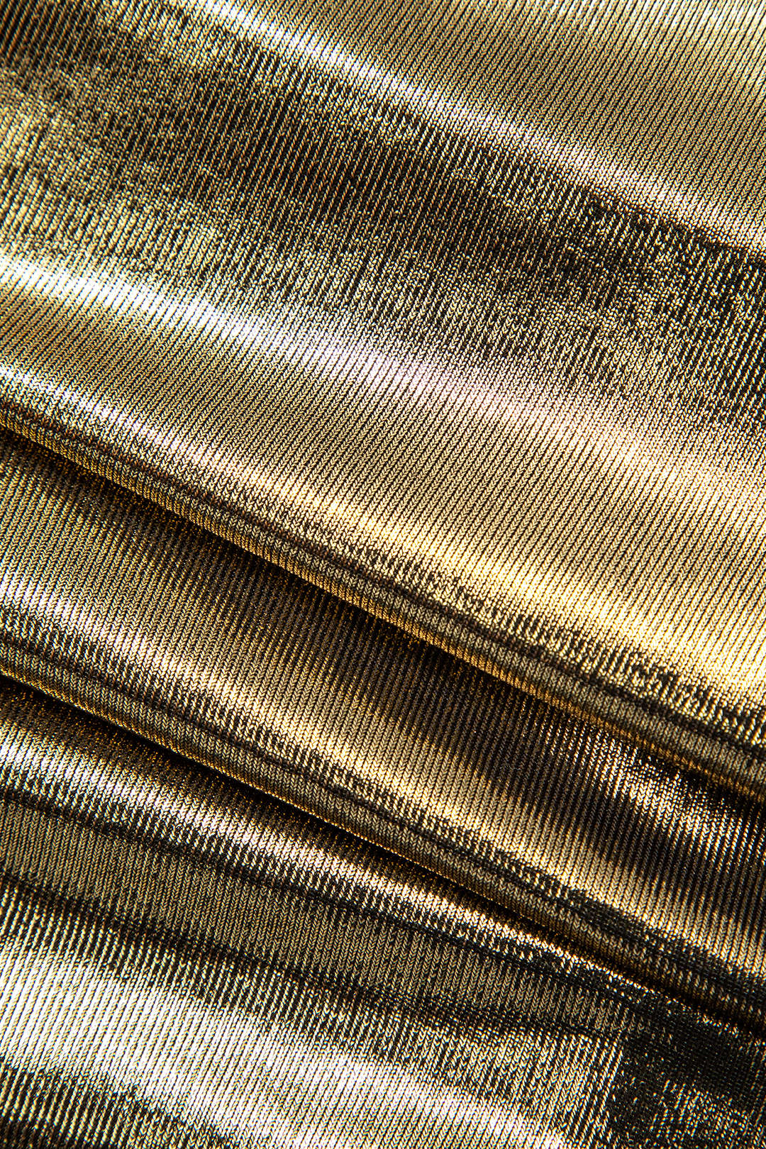 Metalik V Yaka Dantelli Yırtmaçlı Anvelop maksi Elbise