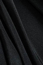 Katı düğümlü çan kollu mini elbise