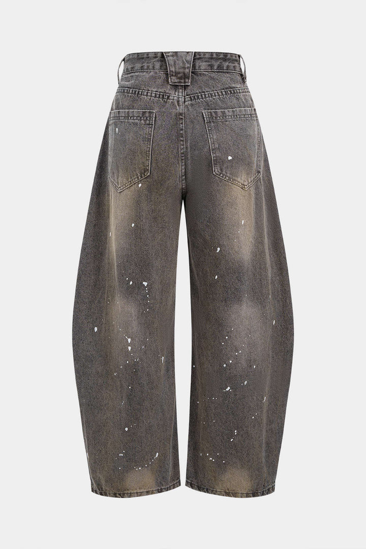 denim Barrel Jean pantolon